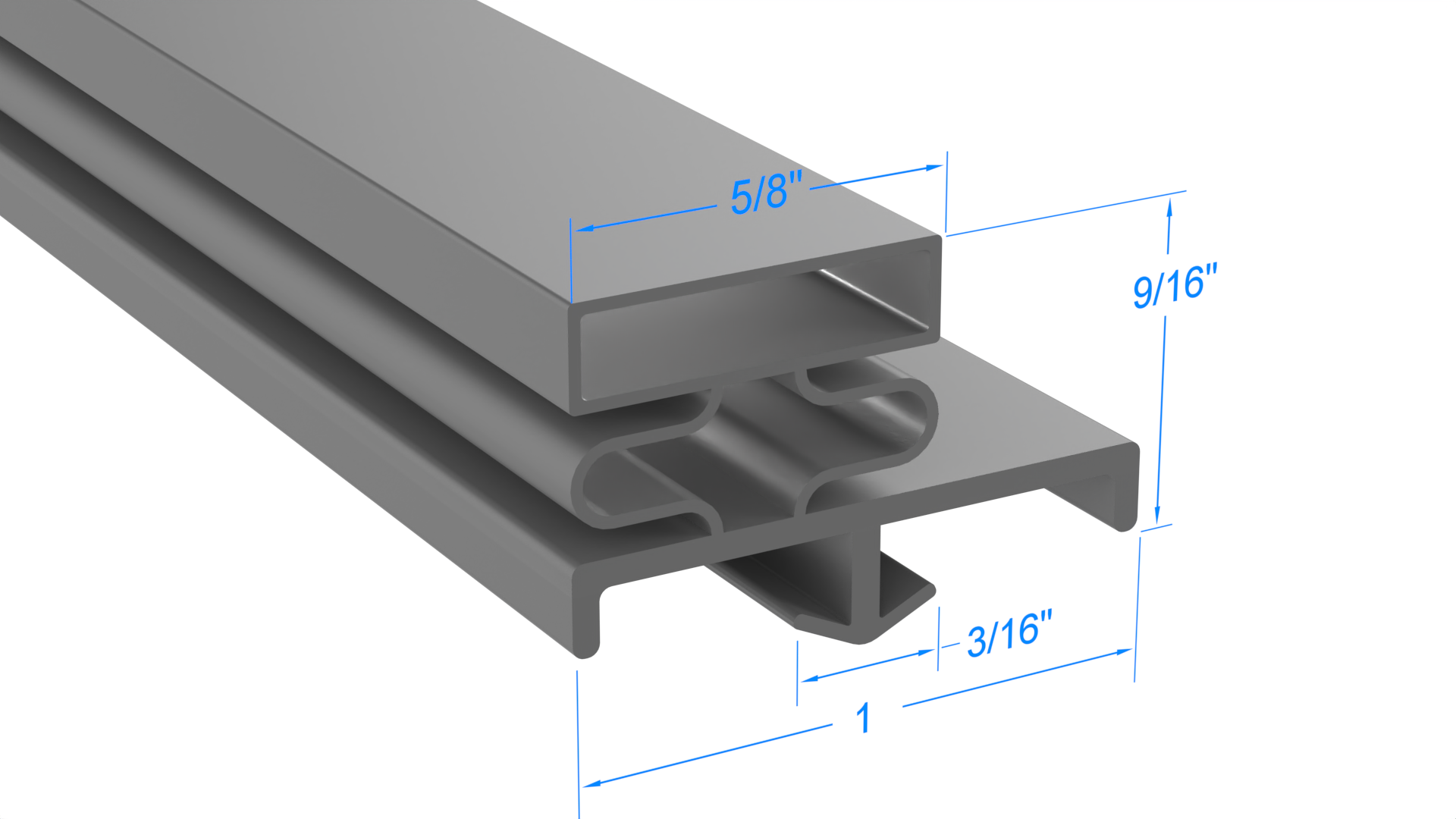 Beverage-Air 703-963D-03 Door Gasket Equivalent - Size 21-1/8 x 23-1/8