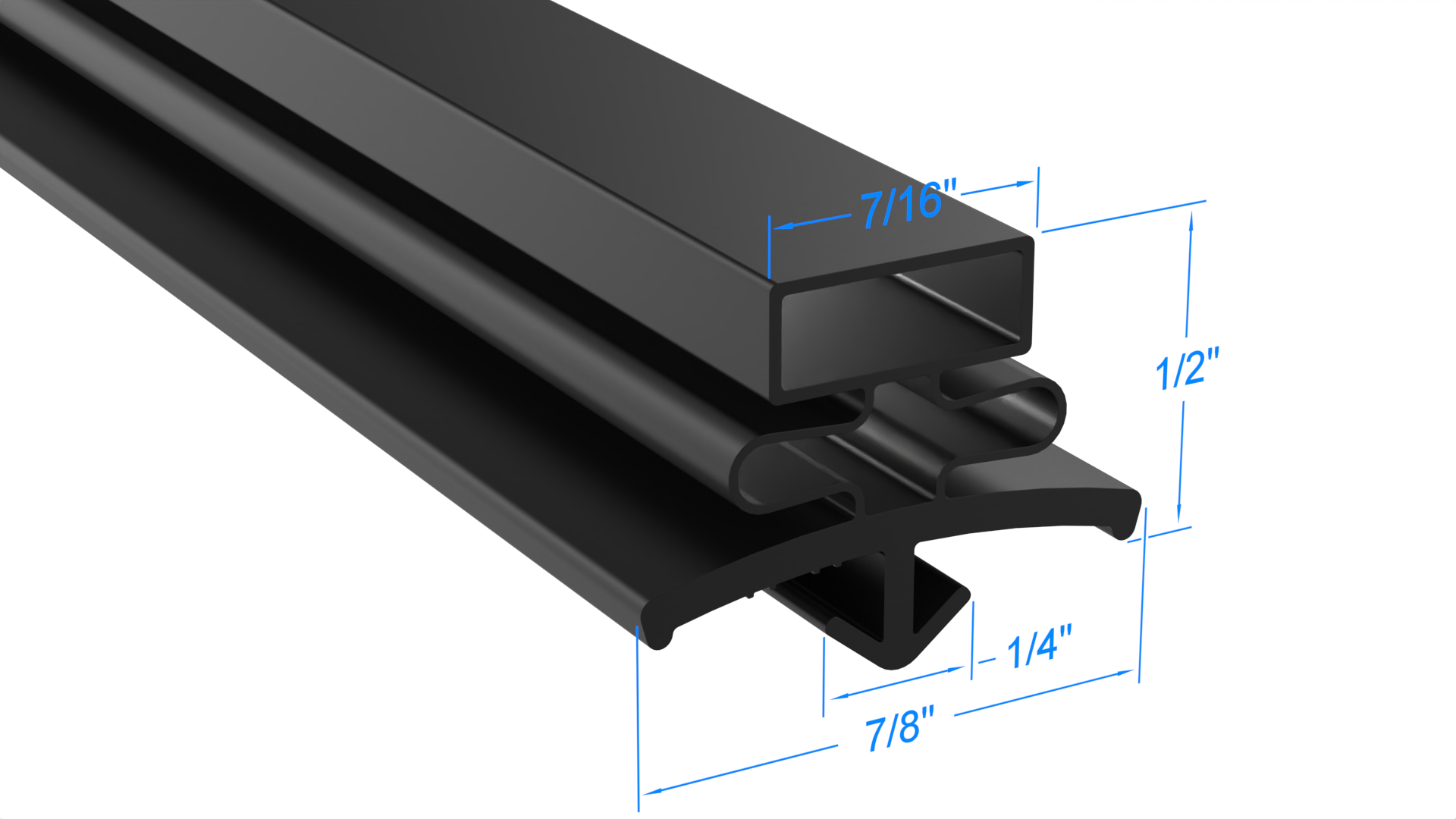 True 810813 Door Gasket - Size 26-3/4 x 29 - B00EMZBQPW Compatible with True MFG 810813