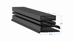 Strivide® 02-81055-0057 Magnetic Door Gasket Replacement Compatible with ARDCO®02-81055-0057 - 55.5625x29 3/16