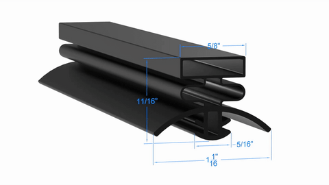 Refrigeration Gasket Profile 1364