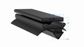 Strivide® 77-13562P008 Magnetic Door Gasket Replacement Compatible with ARDCO®77-13562P008 - 72x29 15/16