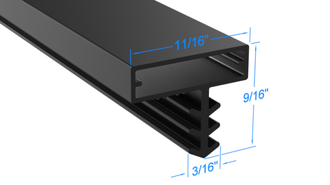 Refrigeration Gasket Profile 1095 - Cooler Door Gaskets