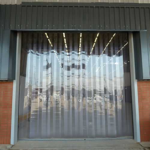 PVC, Vinyl Strip Door Curtain Complete Kit